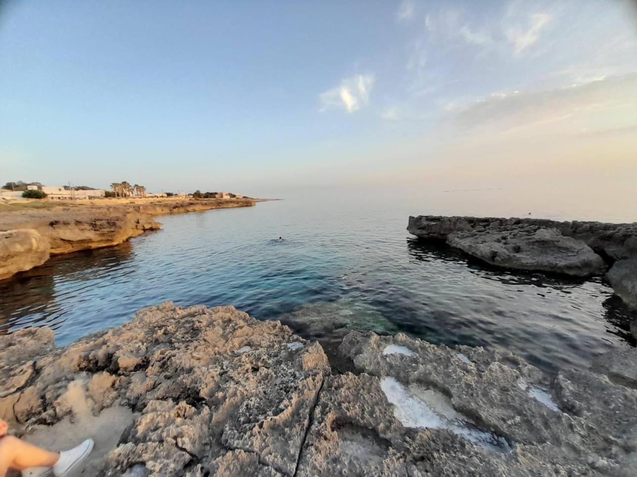 Villa Vista Mare Panoramica, Trullo E Piscina Esclusiva Alliste Luaran gambar